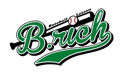 野球教室b-richの背景透過したロゴ